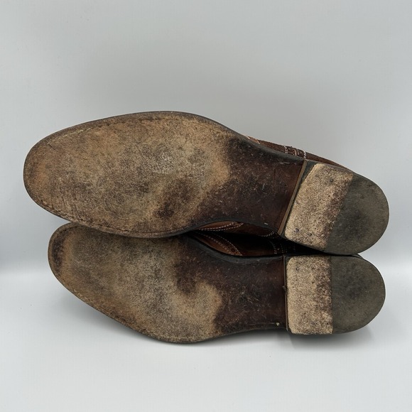 Johnston Murphy 1850 Dress Shoes‎ Mens 13 M Oxford Wingtip Brown Lace Up Casual - Picture 9 of 11